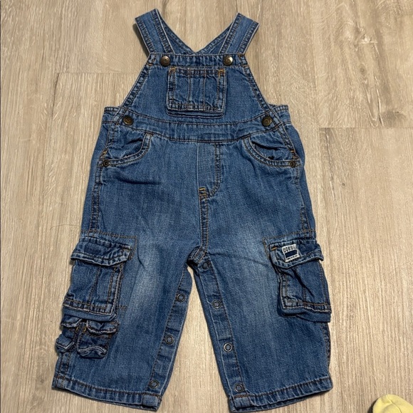 Place Denim Overalls with Pockets - Picture 1 of 1